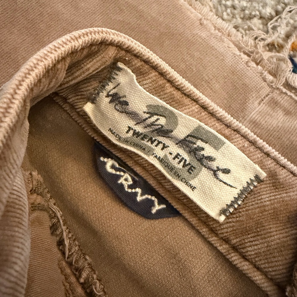 Free People Corduroy High-Rise lace up flare Pants - Picture 4 of 7